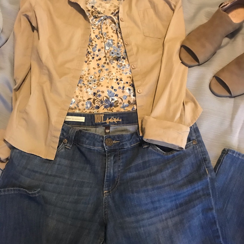 Petite Kut from the Kloth Cropped Jeans!